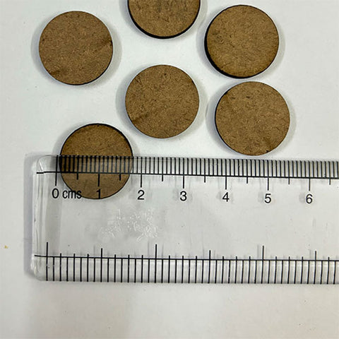 0.5 Inch Round MDF Cutout