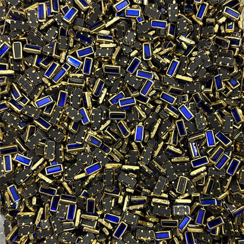 Dark Blue 3 x 7 Glossy Stones