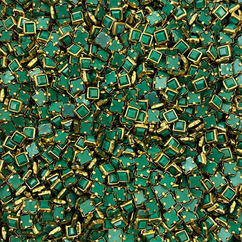 Rama Green 4x4 Square Mat Stones