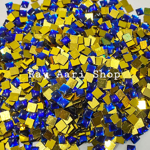 4 x 4 Square Foil Stone Model-3