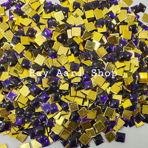 4 x 4 Square Foil Stone Model-4