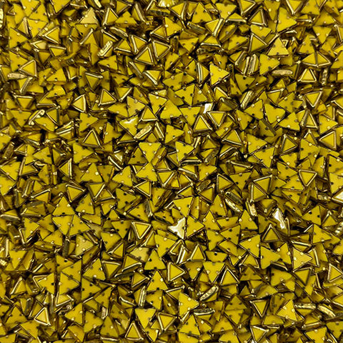 Yellow Triangle Mat Stones