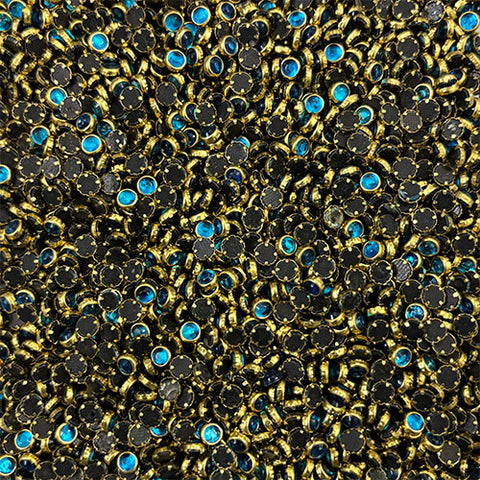 Sky Blue 4mm Round Glossy Stones