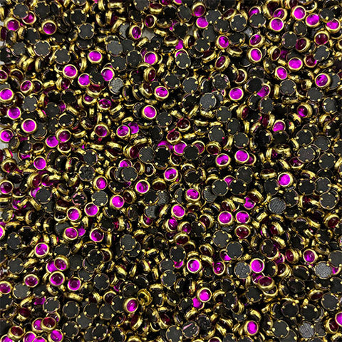 Rani Pink 4mm Round Glossy Stones