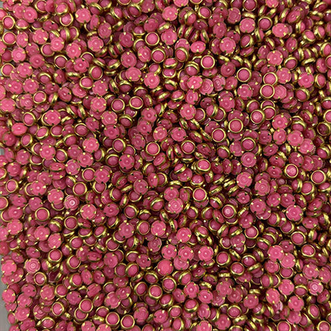 Baby Pink 4mm Round Mat Stones