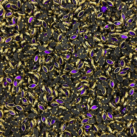 Violet 6K Eye Glossy Stones