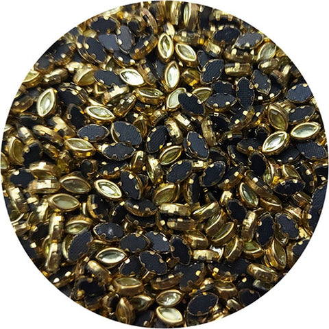 Yellow 6K Eye Glossy Stones