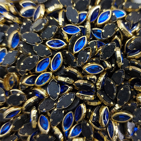 Dark Blue 8K Eye Glossy Stones