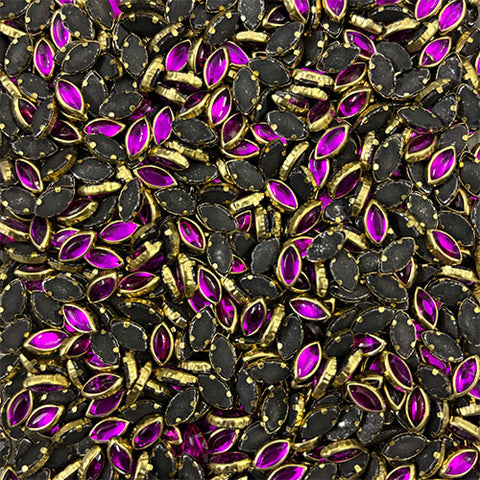 Rani Pink 8K Eye Glossy Stones