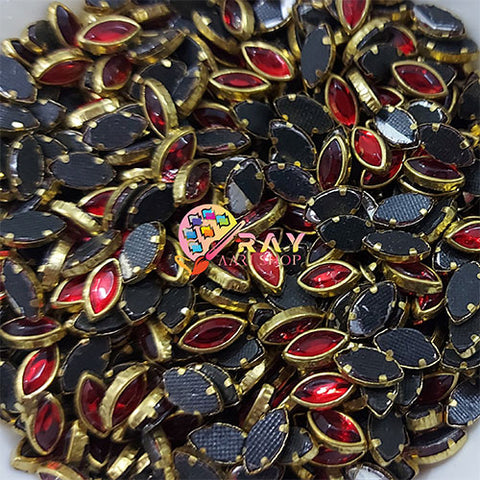 Red 8K Eye Glossy Stones