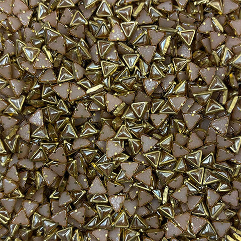 Ceramic Gold 6 x 6 Triangle