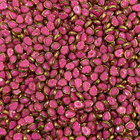 Baby Pink Drop Mat Stones