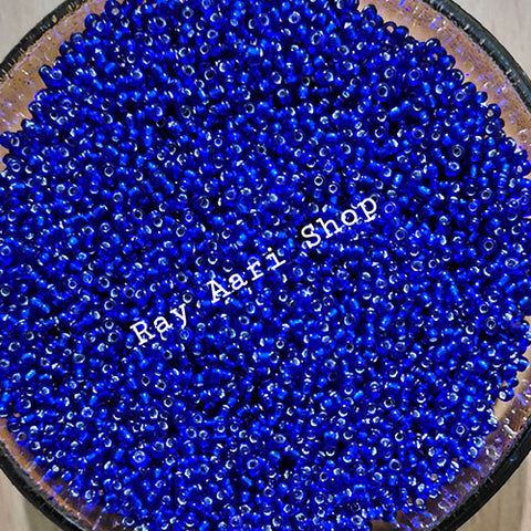 Dark Blue Glass Beads