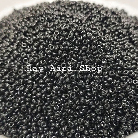 Black Glass Beads
