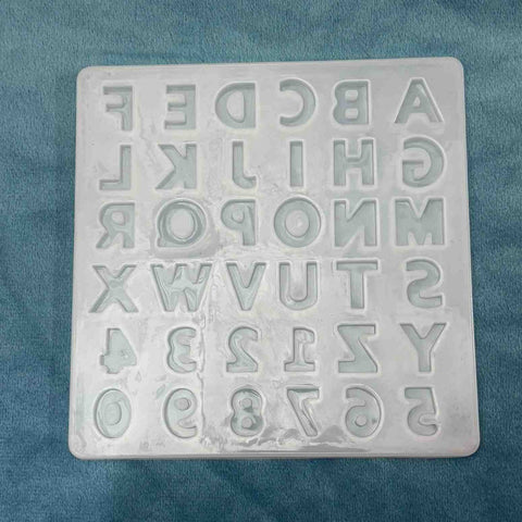 Alphabet & Numerical Resin Mold