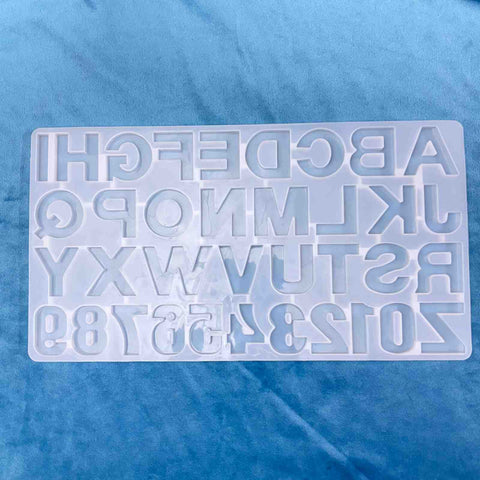 Alphabet & Numerical Resin Mold