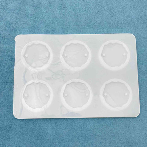 6 in 1 Round Agate Mold - 1 Piece