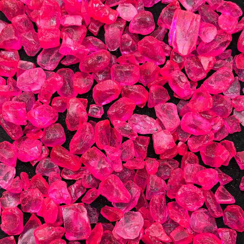Redsh Pink Metallic Stones for Resin Art - 25 gm