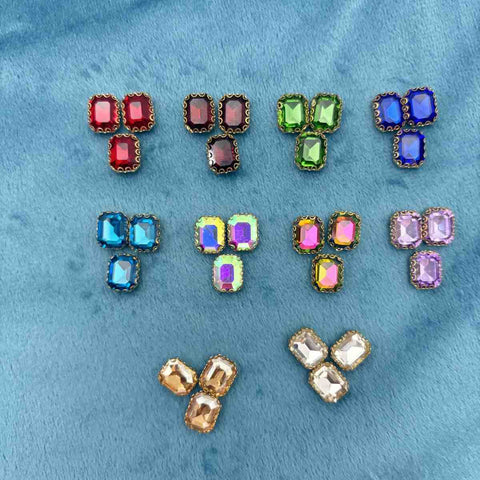 8 x 10 Rectangle Crystal Each