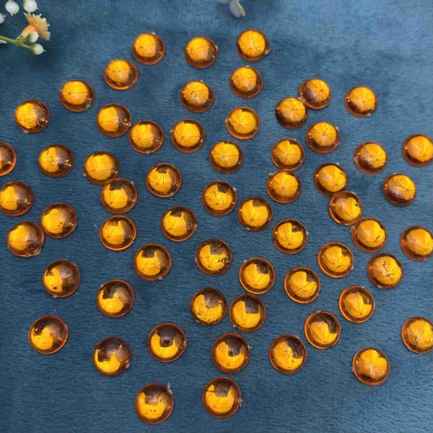 Yellow Round Kundan - 10gm