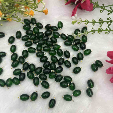Dark Green 4x7 oval Hanging - 1 pk