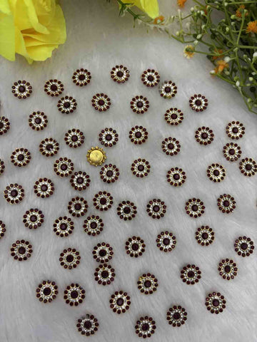 Maroon Sf stone - 10 Piece