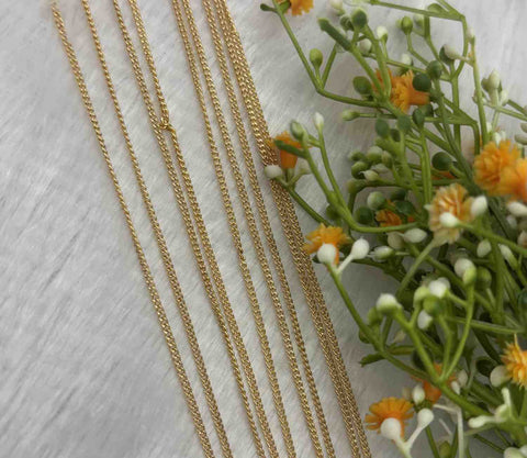 Anti Turnised Gold Chain- 0.85 M
