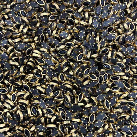 Black 6K Glossy Stones