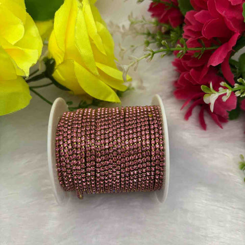 Baby Pink Stone chain - 1 M