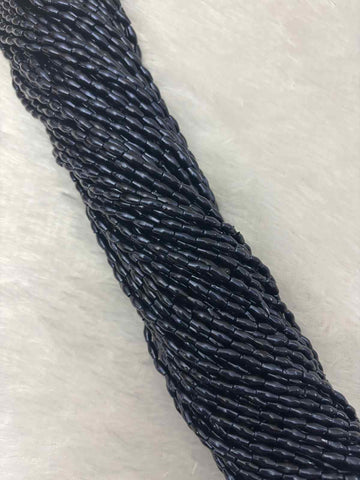 Blue 4mm Rice Beads - 1 Bunch