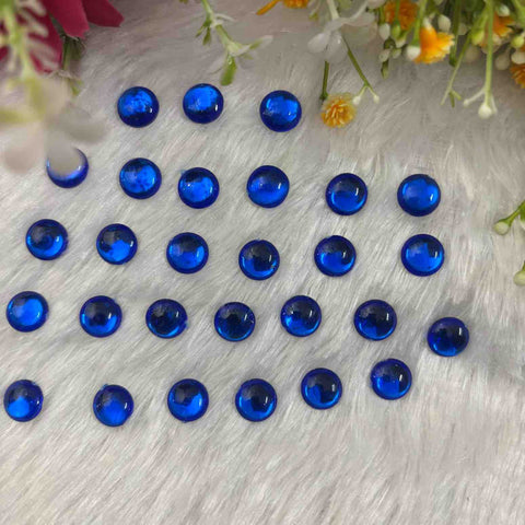 Dark Blue kundan stone