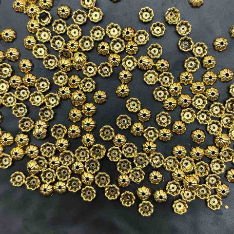 Bead Cap Gold D2 - 10 gm