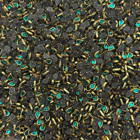 Rama Green Thilagam Glossy Stones