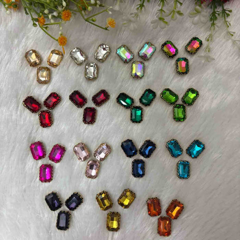 10 x 14 Rectangle Crystal - 1 Piece