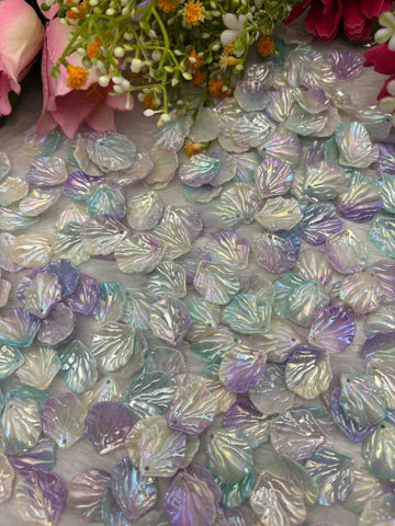 Violet with Sky Blue Mat Shell - 10 gm