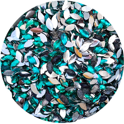 Sky Blue Kundan Stone Eye - 10 gm