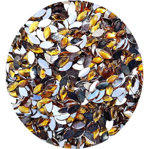 Yellow Kundan Stone Eye - 10gm