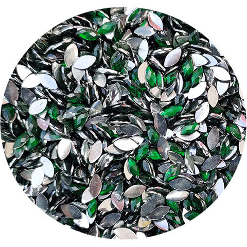 Dark green Kundan Stone Eye - 10gm
