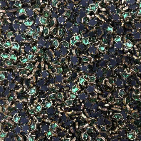 Light Green Crown Glossy Stones