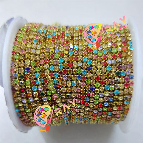 Stone Chain Multi Colour - 1 M