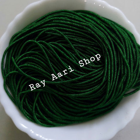 Dark Green - Thick Zardosi