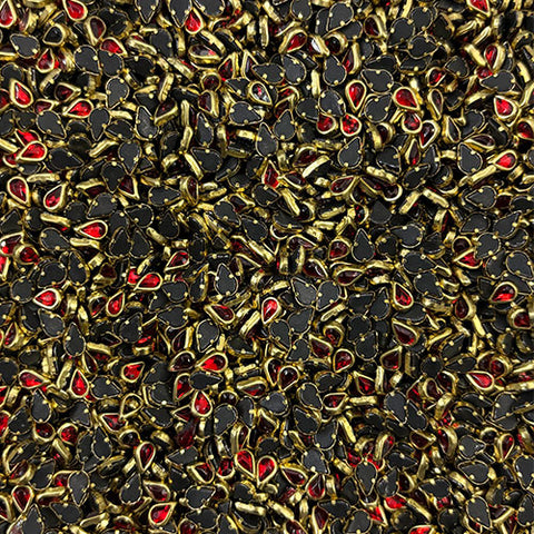 Red Thilagam Glossy Stones