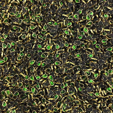 Light Green Thilagam Glossy Stones