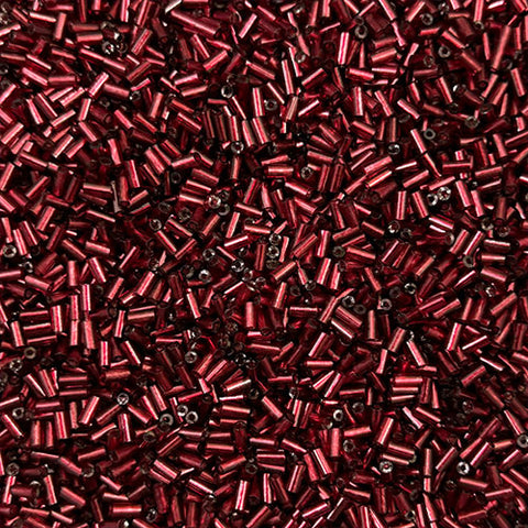 Maroon Tube Bead