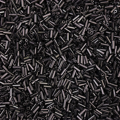 Black Tube Bead