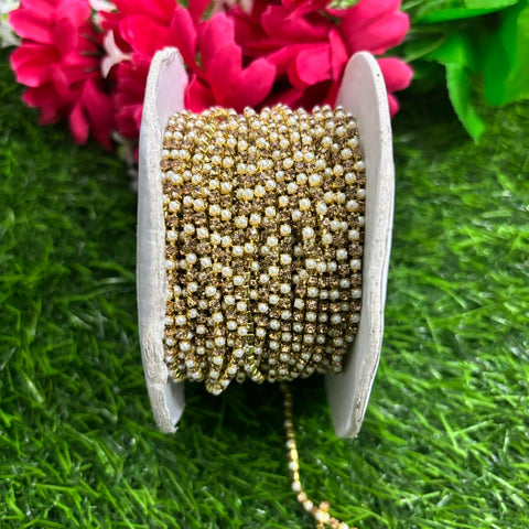 Pearl with Gold Stone - 1 M