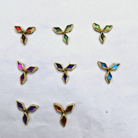Diamond Glossy Stones 10 GM Each 9 Colours