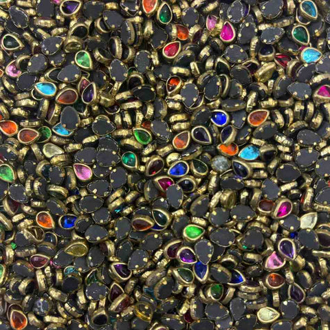 Drop Mixed Glossy Stones