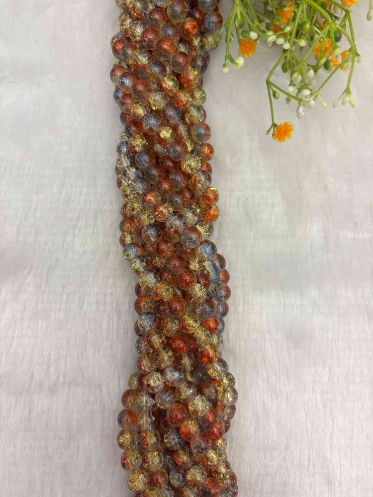 Crackle Beads D5 - 1 Line