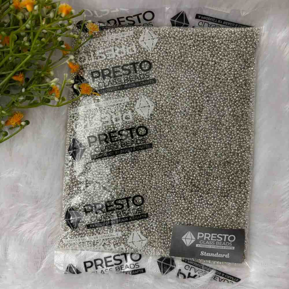 Presto silver Sugar Beads